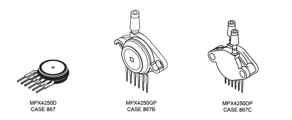 壓力傳感器MPX4250DP 壓力傳感器MPX4250DP
